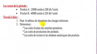 Comptabilité Analytique S3 partie 16 quot Exercice 2 du coût complet quot [upl. by Farrington]