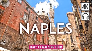 Naples 4K Walking Tour Italy  3h Napoli Tour with Captions amp Immersive Sound 4K Ultra HD60fps [upl. by Trace671]