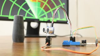 How to Make Radar Using Ultrasonic Sensor Arduino [upl. by Ecnarretal]