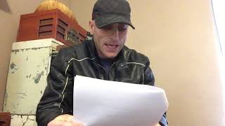 Targeted Individual Michael Barden reads explanation of what Gang Stalking is [upl. by Cathy472]