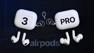 So sánh AirPods 3 và AirPods Pro 5 triệu không có chống ồn chọn Pro thôi [upl. by Atinnor797]