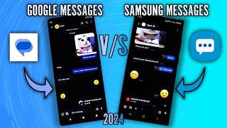 Google Messages vs Samsung Messages  The Best Messaging App in 2024 [upl. by Doownelg249]