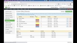 Custom Billing Status  EHR  Practice Management  drchrono [upl. by Pascale]