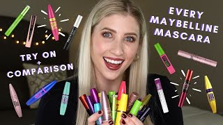 EVERY Maybelline MASCARA  Testing ALL 27 MAYBELLINE Mascaras [upl. by Mullins]