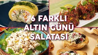 Tarifini Kimseye Vermek İstemeyeceğiniz 6 Farklı Altın Günü Salatası  Salata Tarifleri [upl. by Hynda]