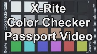 Review XRite Color Checker Passport Video [upl. by Aerdnahs122]