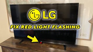 LG TV  How to Fix Red Light Blinking [upl. by Enyale]