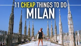 11 FREECHEAP Things To Do In MILAN  Italy On A Budget Travel Guide 🇮🇹 [upl. by Dolorita]