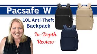 Pacsafe W AntiTheft 10L Backpack Protect Your Valuables with Style [upl. by Eilahs860]