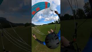 FLARE LINE 15 LANDING parapente paragliding moutains [upl. by Nodmac]