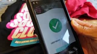 How Scan amp To Legit Check Tag Anti Social Social Club Android Smartphone 4 8 2019 [upl. by Eelan321]