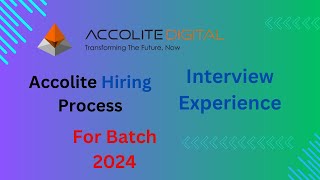 Accolite Digital Interview Experience 2023  Hiring Process 2024 For Freshers [upl. by Flemming]