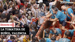 La Tomatina de Buñol Valencia EN DIRECTO [upl. by Ilene]