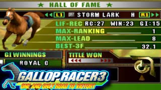 FINALLY Back With Gallop Racer 3🏆 HALL OF FAME Horses Horse Racing Games Day 19 [upl. by Carce]