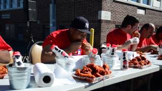 Buffalos Chicken Shack Wing Eating contest 2013 107 [upl. by Tarabar]