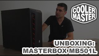 Unboxing  Gabinete Cooler Master Masterbox MB501L [upl. by Ahsinan]