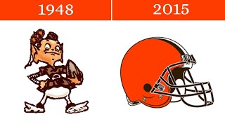 The Evolution of CLEVELAND BROWNS Logo through the years [upl. by Linnet555]