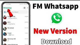 FM Whatsapp New Update Kaise Download Karen  How to Download FM Whatsapp 2024 [upl. by Stamata]