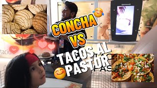 Tacos al pastor vs concha ¿qué engorda más [upl. by Tormoria]