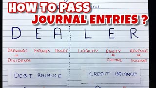 How to Make Journal Entries by Saheb Academy  Class 11  BCOM  CA Foundation [upl. by Nev]