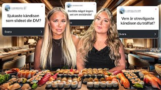 ENORM SUSHI MUKBANG MED MASSA SKVALLER [upl. by Ralat]