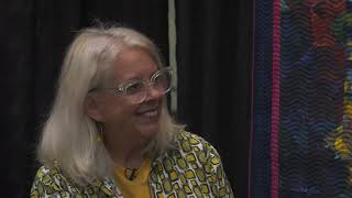 Suellen Hill Girard talks about her quilt Two Princes at AQS QuiltWeek  Des Moines [upl. by Jobi]