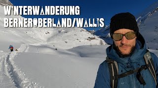 Winterwanderung Kandersteg Leukerbad  Winterwunderland Gemmipass [upl. by Noda124]