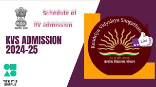 KV Admission notification for session 202425  Official Android App link for the admission process [upl. by Fellows199]