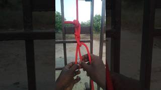 truckers hitch knot tutorial knots [upl. by Mylor]