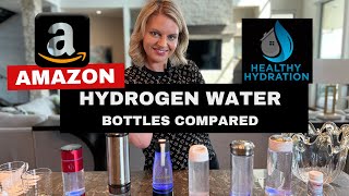 What Hydrogen Water Bottle is Best  Amazon Hydrogen Bottle Compared [upl. by Leisam]