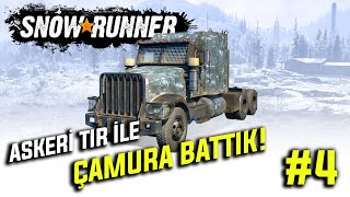 NAVISTAR 5000 MV İLE ŞİMDİYE KADARKİ EN UZUN YÜK GÖREVİ  SNOWRUNNER TÜRKÇE PC 4 [upl. by Laina396]