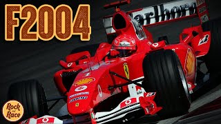 FERRARI F2004  BELEZA e VELOCIDADE de SOBRA nas PISTAS da F1 ANOS 2000 [upl. by Larue517]