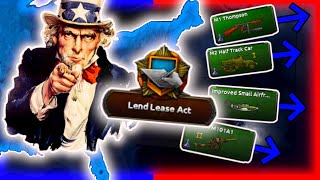 Can You Win By Using LendLease Only  Hoi4 [upl. by Dde]