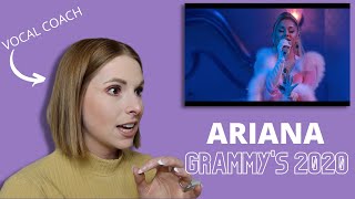 Danielle Marie Reacts to Ariana Grande live at the Grammys 2020 [upl. by Huff]