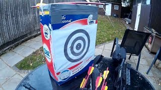 How To Make A Portable Crossbow Target Backstop [upl. by Brandie]