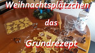 Weihnachtsplätzchen Grundrezept  Die Wissenschaft der perfekten Weihnachtskekse [upl. by Maddi923]