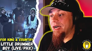 FOR KING AND COUNTRY quotLITTLE DRUMMER BOYquot LIVECOVER  Audio Engineer amp Musician Reacts [upl. by Neehcas]