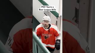 Wives watching Beer League Hockey 🏒 🥅👩🏼 hockeylife beerleaguehockey [upl. by Mun]