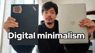 Why I Chose a Lenovo ThinkPad Over a MacBook Air  Digital Minimalism [upl. by Peggi]