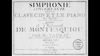 JeanFrançois Tapray Harpsichord and Piano Concerto in D Op8 1778 [upl. by Hamid]