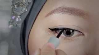 Tutorial Eyeliner Liquid Wardah [upl. by Lihas877]