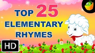 Top 25 Hit Songs For Elementary Kids  40 Mins  English Nursery Rhymes  Compilation HD Animation [upl. by Eelyahs732]