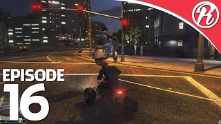 GTA5 ACHTERVOLG DE STUITERBAL  Royalistiq  Politie en boefje 16 [upl. by Noseaj]