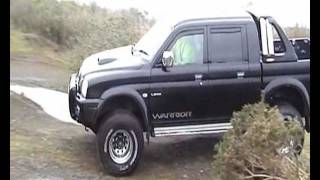 Mitsubishi L200 Warrior Offroading at Magheramourne [upl. by Ainwat]