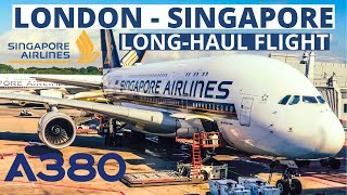 Singapore Airlines Airbus A380  LondonSingapore  Long haul flight  Economy class  Trip Report [upl. by Notsirt251]