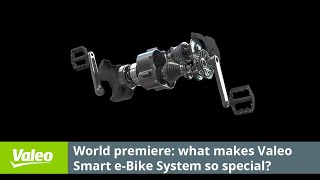 Revealing an intelligent electric pedal system for bikes  Valeo [upl. by Fillander580]