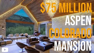 Inside 75 MILLION ASPEN MANSION [upl. by Sonnie]