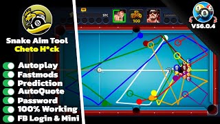 💥 Snake Aim Tool Cheto Hck 8 Ball Pool 100 Working 💥 [upl. by Fulbright]