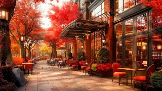 Afternoon Jazz Bossa Nova at a New York Outdoor Café  Perfect Ambience for Relax Study and Unwind [upl. by Lielos]