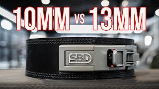 10mm vs 13mm Belt  Which Belt is Best SBD Belt Review [upl. by Grenville]